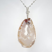 Load image into Gallery viewer, Agate Druzy Slice Necklace