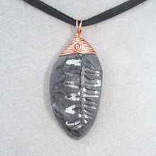 Load image into Gallery viewer, Pteridophyte Fossil Necklace (Small) - 300 Million Yrs Old