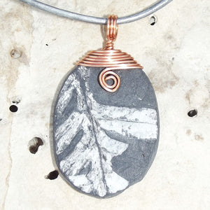 Pteridophyte Fossil Necklace (Small) - 300 Million Yrs Old