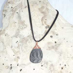 Pteridophyte Fossil Necklace (Small) - 300 Million Yrs Old