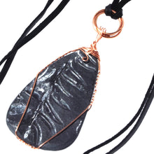 Load image into Gallery viewer, Pteridophyte Fossil Necklace (Large) - 300 Million Yrs Old