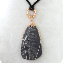 Load image into Gallery viewer, Pteridophyte Fossil Necklace (Large) - 300 Million Yrs Old