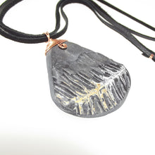 Load image into Gallery viewer, Pteridophyte Fossil Necklace (Large) - 300 Million Yrs Old