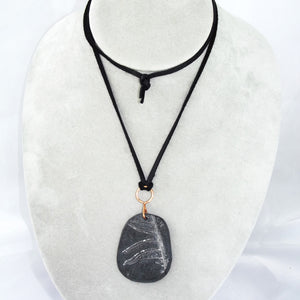 Pteridophyte Fossil Necklace (Large) - 300 Million Yrs Old