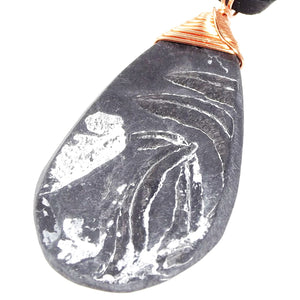 Pteridophyte Fossil Necklace (Medium) - 300 Million Yrs Old