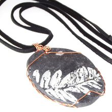 Load image into Gallery viewer, Pteridophyte Fossil Necklace (X-Large) - 300 Million Yrs Old