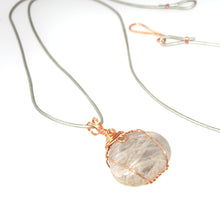 Load image into Gallery viewer, Ocean Tumbled Quartz - &quot;Cape May Diamond&quot; Necklace