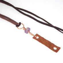 Load image into Gallery viewer, Copper &amp; Amethyst Necklace