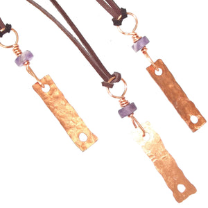 Copper & Amethyst Necklace