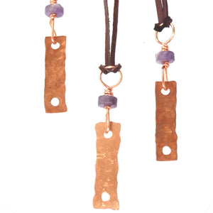 Copper & Amethyst Necklace