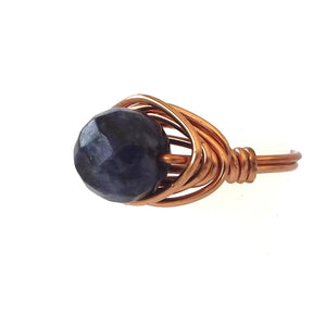 Ring, Size 2.25 - Lapis & Copper