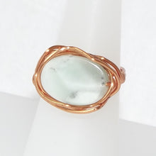 Load image into Gallery viewer, Ring, Size 5.75 - Marble &amp; Copper