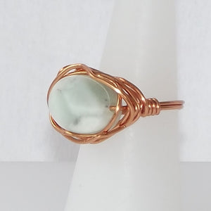 Ring, Size 5.75 - Marble & Copper