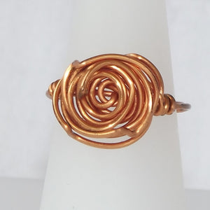 Ring, Size 5.25 Rosette Wrap