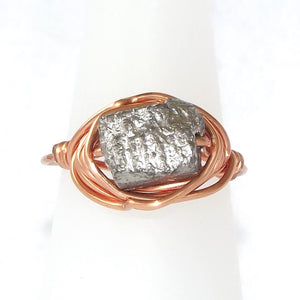 Ring, Size 5.5 - Magnetite & Copper