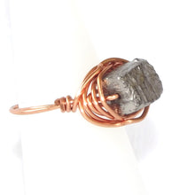 Load image into Gallery viewer, Ring, Size 5.5 - Magnetite &amp; Copper