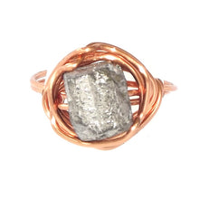 Load image into Gallery viewer, Ring, Size 4.5 - Magnetite &amp; Copper