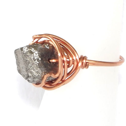 Ring, Size 4.5 - Magnetite & Copper