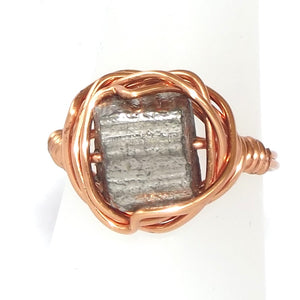 Ring, Size 5.5 - Magnetite & Copper