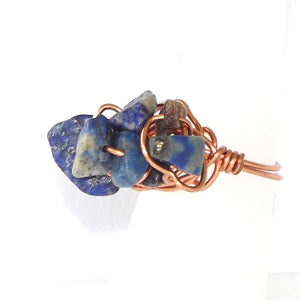 Ring, Size 6.25 - Sodalite & Copper