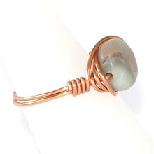 Load image into Gallery viewer, Ring, Size 6 - Amazonite &amp; Copper