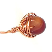 Load image into Gallery viewer, Ring, Size 6.25 - Agate &amp; Copper