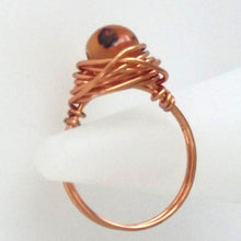 Load image into Gallery viewer, Ring, Size 8.5 - Carnelian &amp; Copper