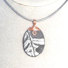 Load image into Gallery viewer, Pteridophyte Fossil Necklace (Small) - 300 Million Yrs Old