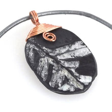 Load image into Gallery viewer, Pteridophyte Fossil Necklace (Small) - 300 Million Yrs Old