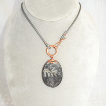 Load image into Gallery viewer, Pteridophyte Fossil Necklace (Large, Double Sided) - 300 Million Yrs Old