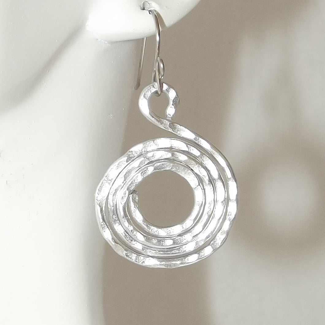 Circle Coil Earrings