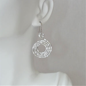 Circle Coil Earrings