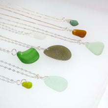 Load image into Gallery viewer, Seafoam Seaglass Necklace