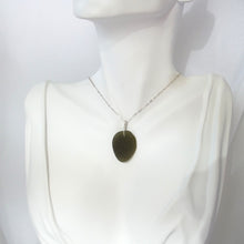 Load image into Gallery viewer, Deep Olive Seaglass Necklace