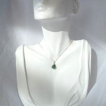 Load image into Gallery viewer, Tiny Teal Seaglass Necklace