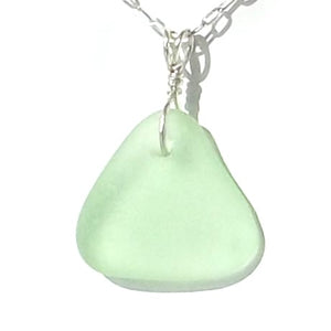 Seafoam Seaglass Necklace