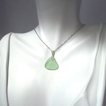 Load image into Gallery viewer, Seafoam Seaglass Necklace