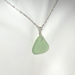 Seafoam Seaglass Necklace