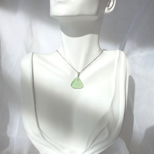 Seafoam Seaglass Necklace