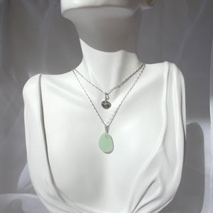 Seafoam Seaglass Necklace