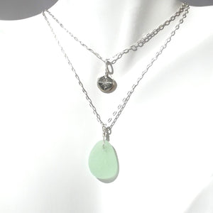 Seafoam Seaglass Necklace