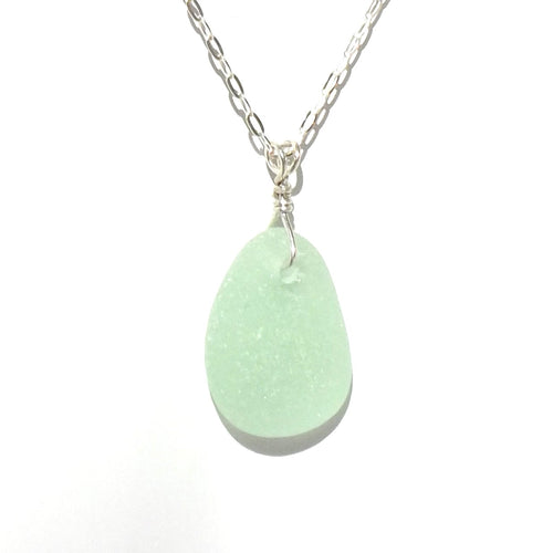 Seafoam Seaglass Necklace