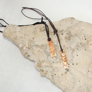 Hammered Copper Necklace