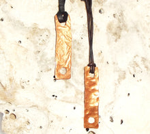 Load image into Gallery viewer, Hammered Copper Necklace