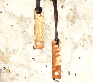 Hammered Copper Necklace