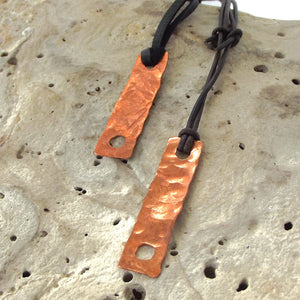 Hammered Copper Necklace