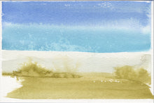 Load image into Gallery viewer, Watercolor Original:  Water Sky Series (small)