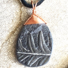 Load image into Gallery viewer, Pteridophyte Fossil Necklace (Small) - 300 Million Yrs Old