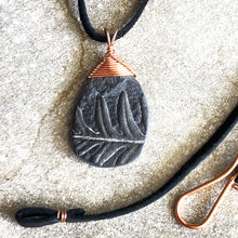 Load image into Gallery viewer, Pteridophyte Fossil Necklace (Small) - 300 Million Yrs Old