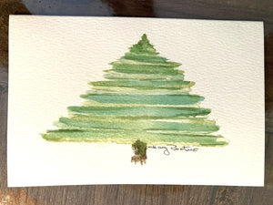 Hand-painted Christmas Cards - Signed Originals